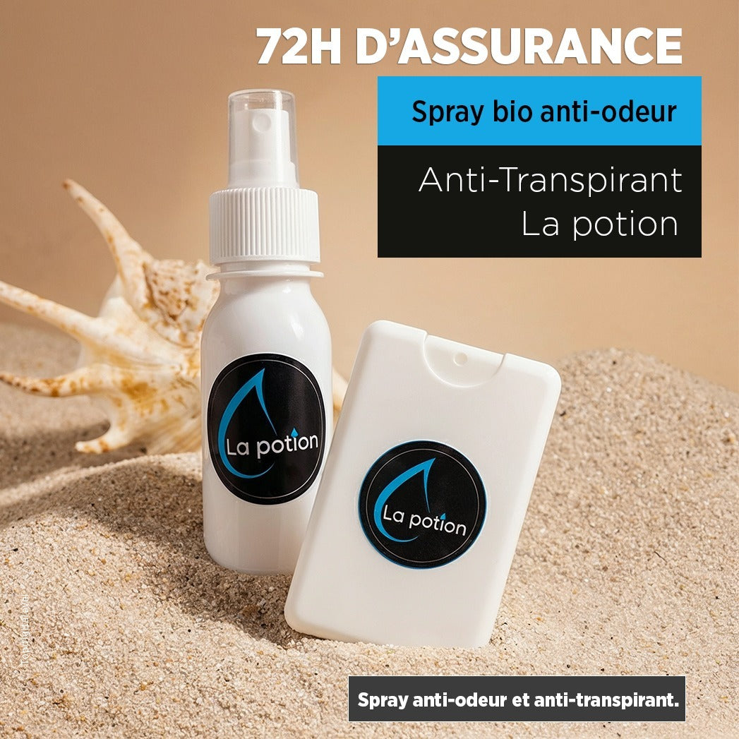 La Potion – le spray anti-odeur bio (01 ACHETER = 01 OFFERT)