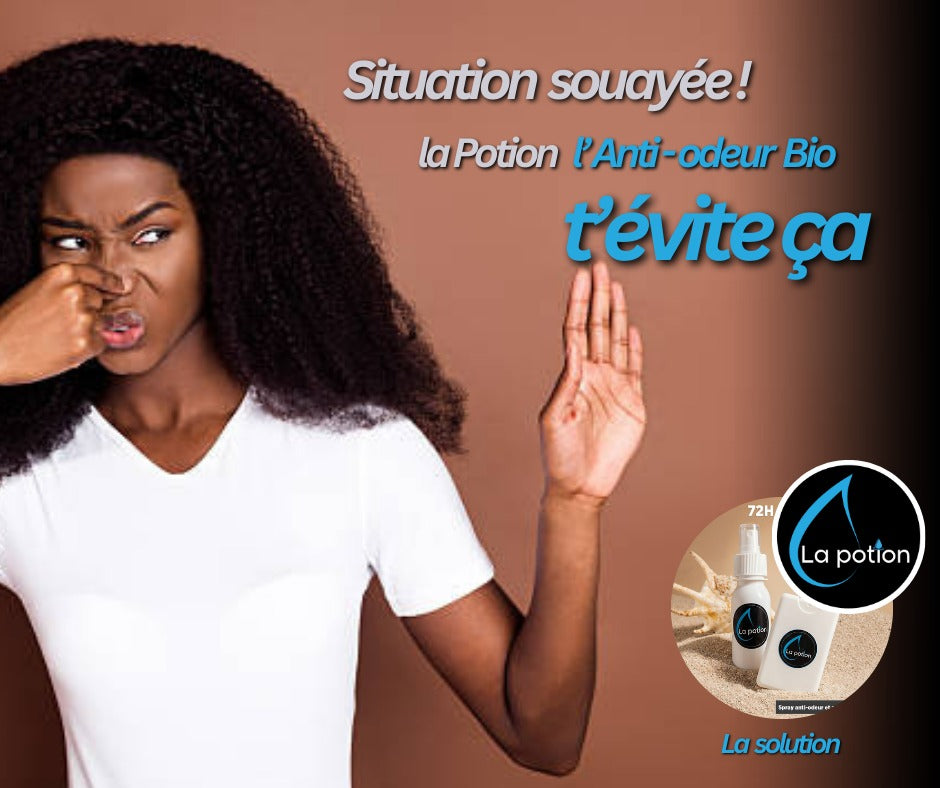 La Potion – le spray anti-odeur bio (01 ACHETER = 01 OFFERT)